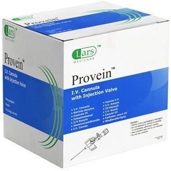 گیجهای آبی (گیج 22) آنژیوکت Provein TM از برند Larse (بسته های 100 عددی)
